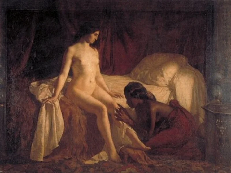 1868-Adolphe Déchenaud - La toilette della Sultana